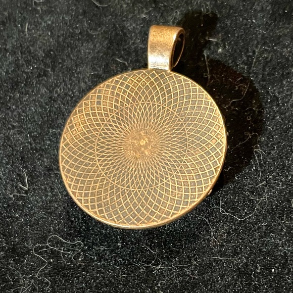 2/35 or $25 Handmade Peach & Blue Salted Alcohol Ink Art Under Glass - Picture 2 of 2